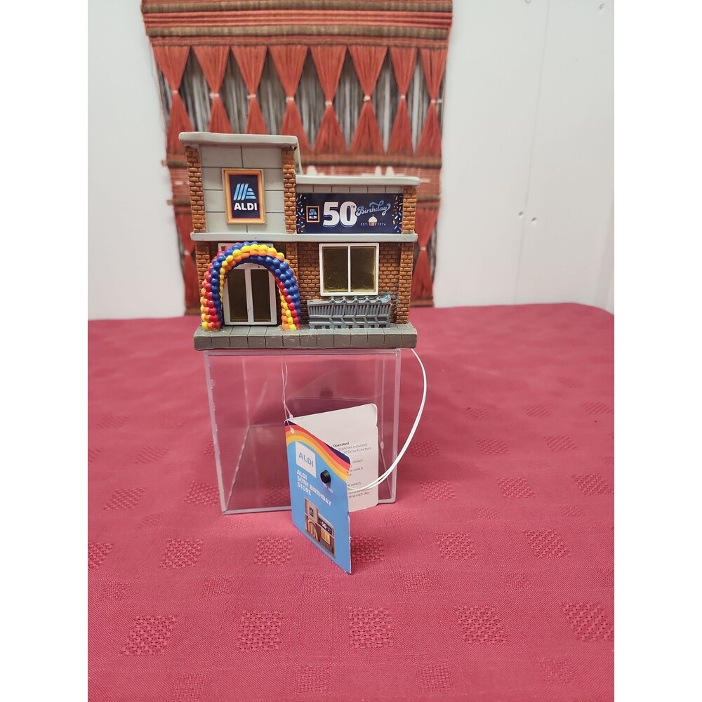 Aldi 50th Birthday Store Lights Up Limited Edition Battery Operated Working New